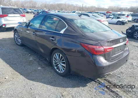 2018 Infiniti Q50 3.0T Luxe z USA, uszkodzony, nr VIN JN1EV7AP9JM365995
